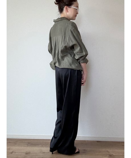 【origina】silk easy pants