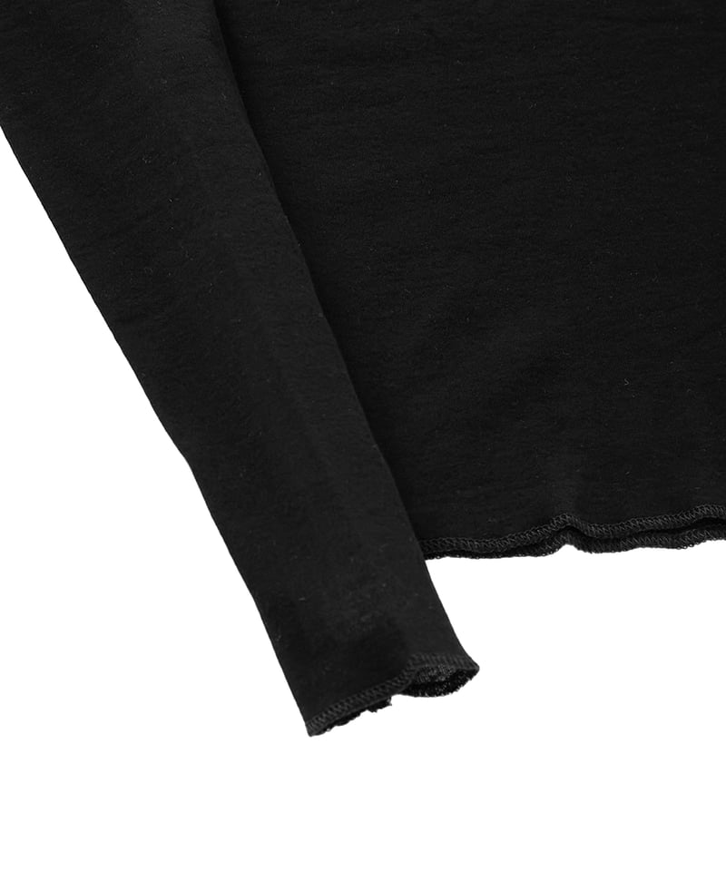 original】sheer long-sleeve tee | Trefle blanc
