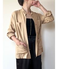 【vintage】"LAUREN"　silk shirtjacket