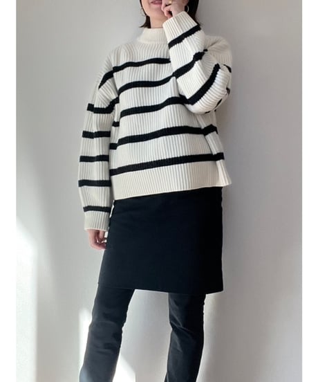 【original】tasmanialamb border knit
