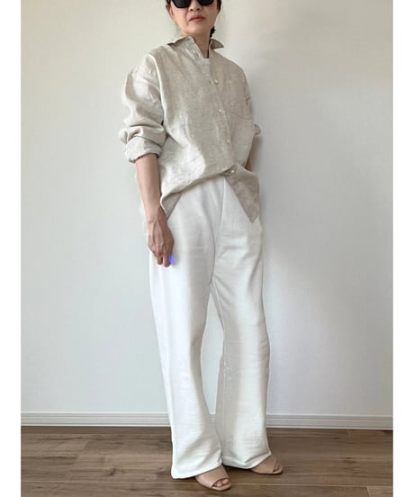【original】linen regular shirt