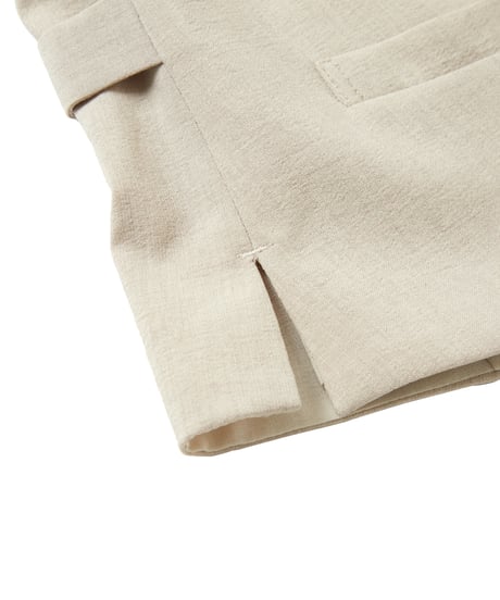 【original】linen‐like vest