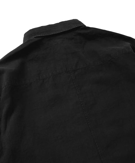 【original】linen regularcollar big-shirt