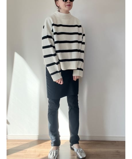 【original】tasmanialamb border knit
