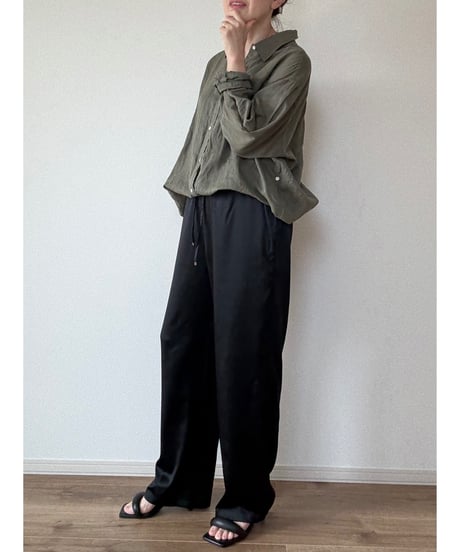 【origina】silk easy pants