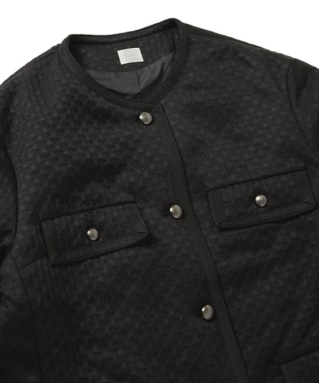 【original】trimming c-neck jacket