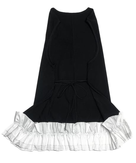 Gathered Hem Sleeveless Tops