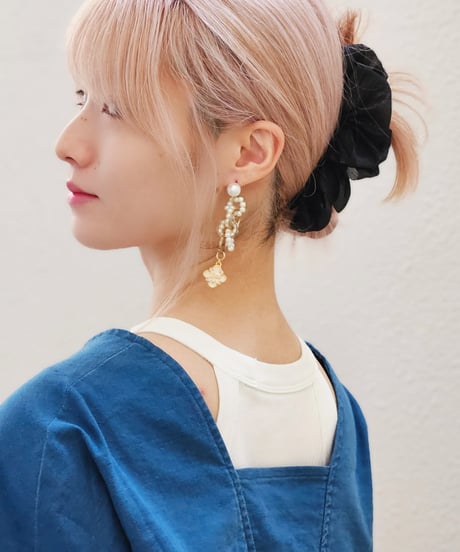 リングパールピアス
