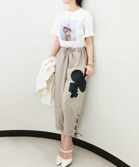 Clover ＆ roll-up cocoon pants