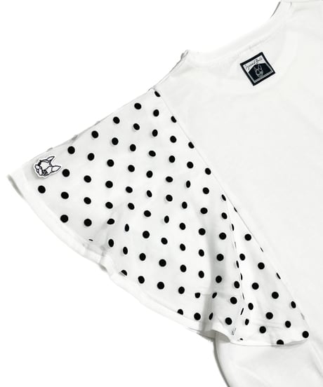 Dot Sleeve T-shirt