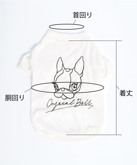 Dog LOGO T-shirt/ブラック