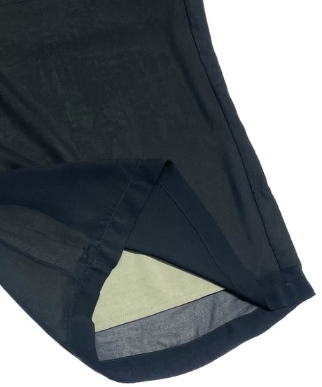 Sheer two-tone Pants