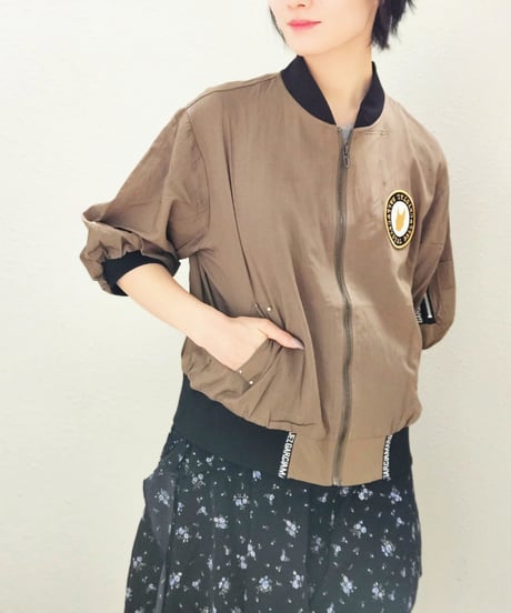 Half sleeves Blouson Jacket