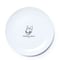 CRYSTAL BALL CAFE PLATE/WHT