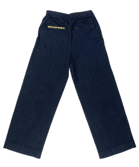 High-waisted Wide Denim Pants