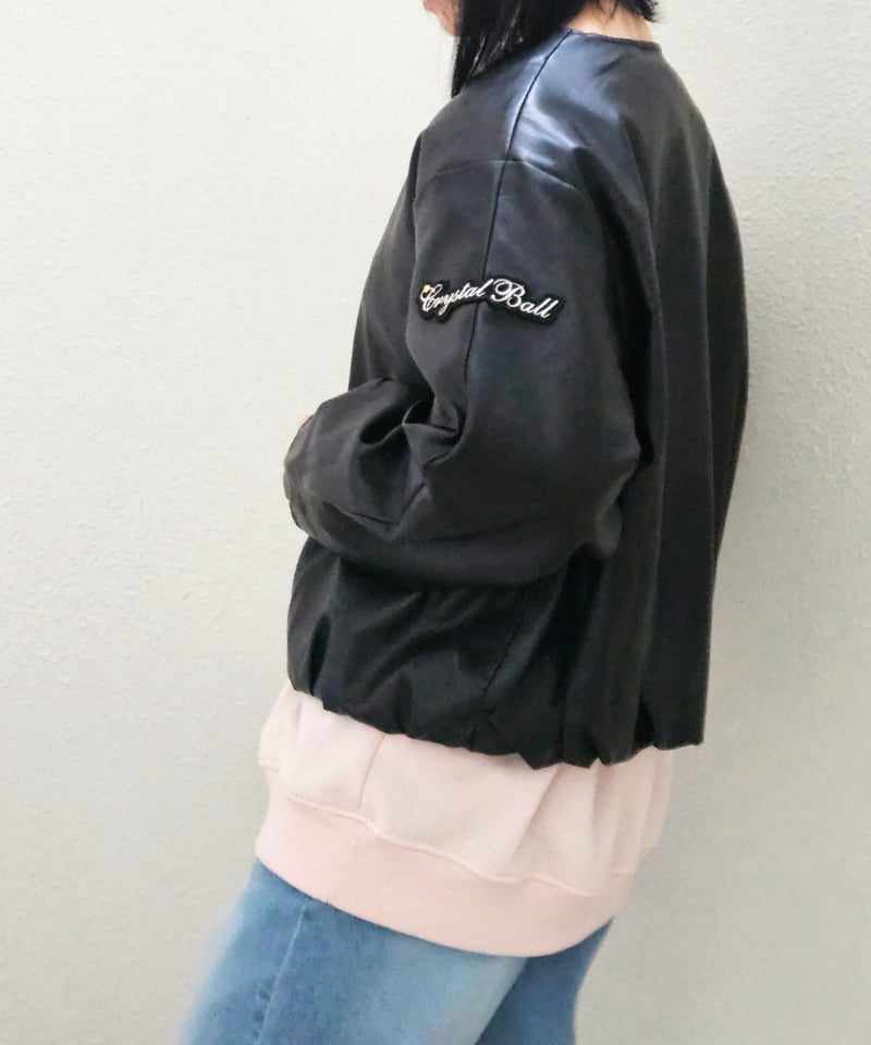 ノーカラーレザージャケット | CRYSTAL BALL(クリスタルボール)公式サイト