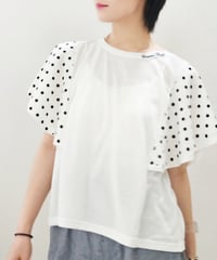Dot Sleeve T-shirt