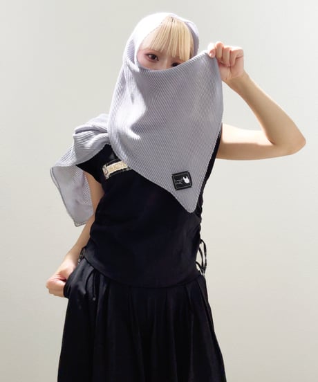 Pleated stole