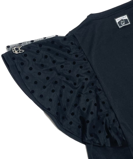 Dot Sleeve T-shirt
