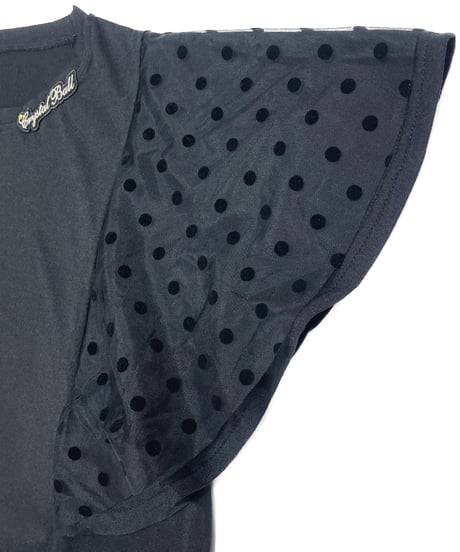 Dot Sleeve T-shirt