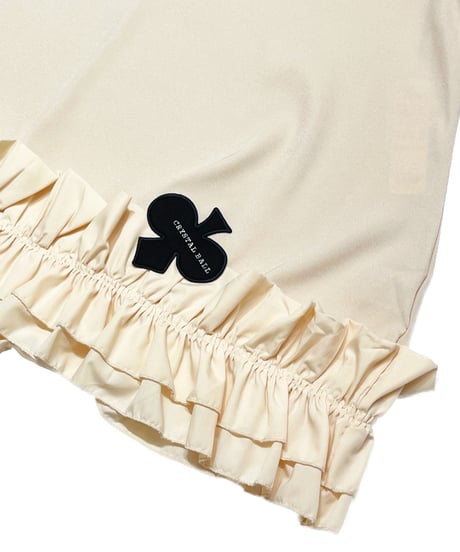 Gathered Hem Sleeveless Tops