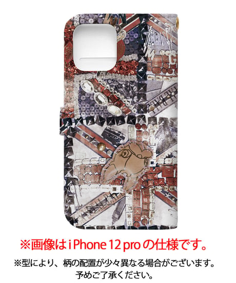 手帳型iPhoneケース/Sparkling UK