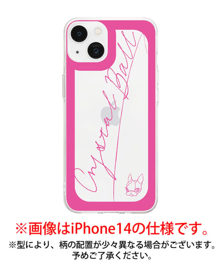 iPhoneソフトクリアケース/THE PINK