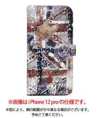 手帳型iPhoneケース/Sparkling UK