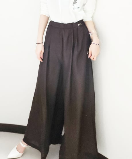 Sheer two-tone Pants
