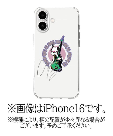 iPhoneソフトクリアケース/Out of the blue