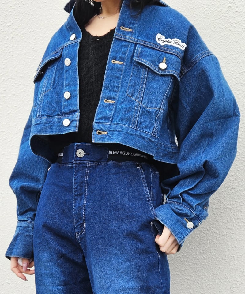 ボリューム袖デニムジャケット | CRYSTAL BALL(クリスタルボール)公式