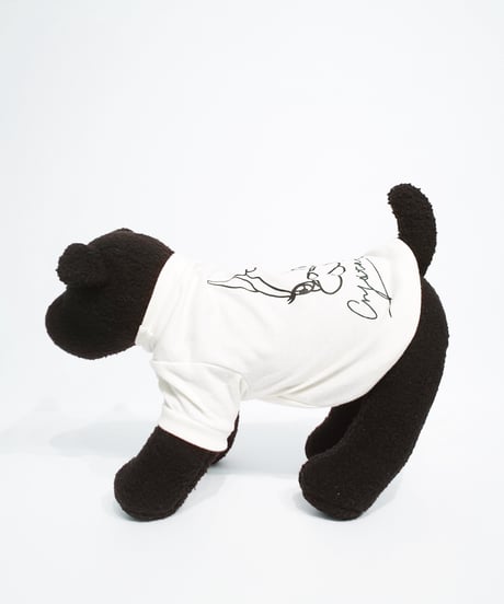 Dog LOGO T-shirt/ホワイト