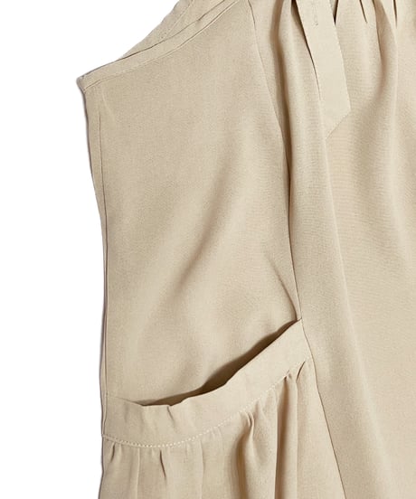 Tulle-layered jumper skirt