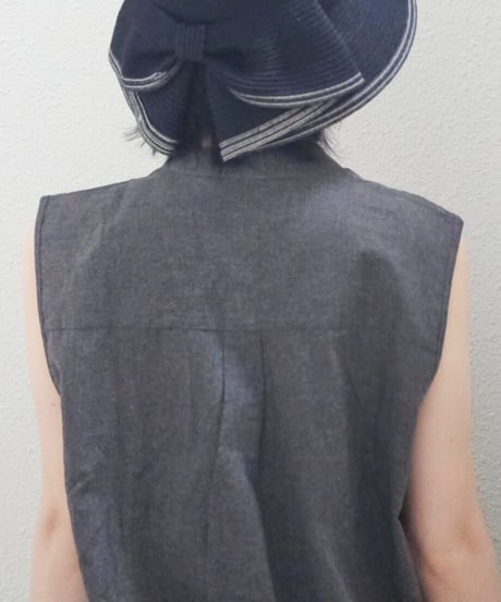French sleeve Gilet One-piece