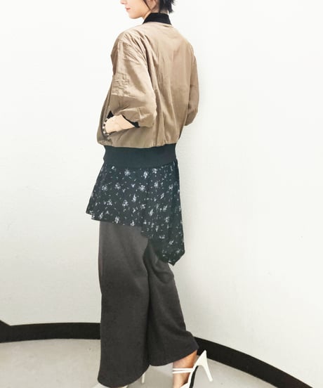 Half sleeves Blouson Jacket