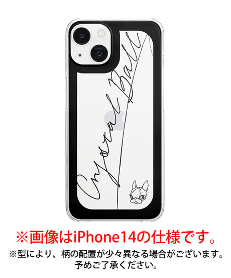 iPhoneソフトクリアケース/THE BLACK