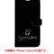 手帳型iPhoneケース/LOGOxBLACK