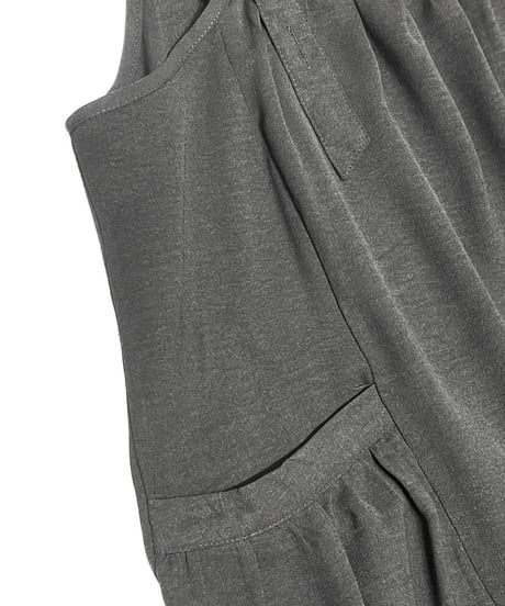 Tulle-layered jumper skirt
