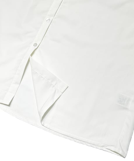 Puff-sleeve long Shirt One-piece