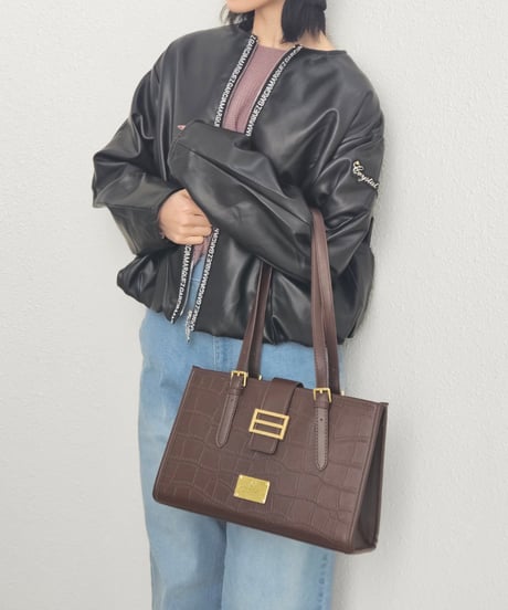 バックルトートバッグ