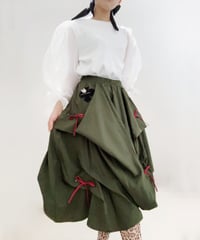 Irregular hem pants