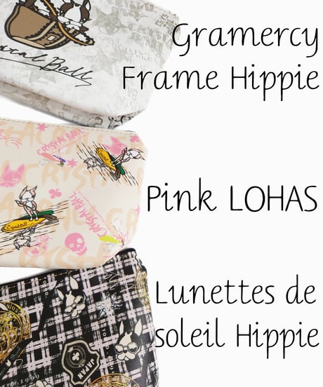 グラフィックポーチ/Lunettes de soleil Hippie