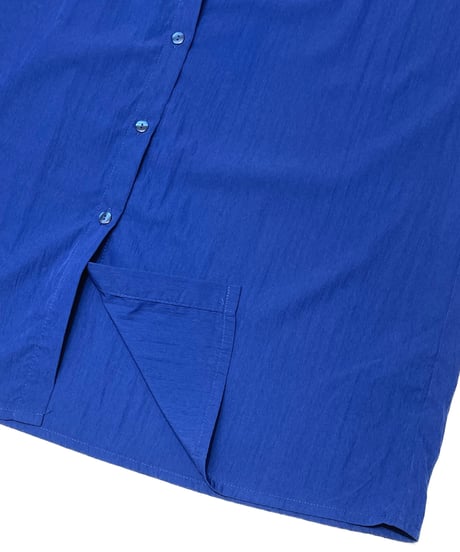 Puff-sleeve long Shirt One-piece