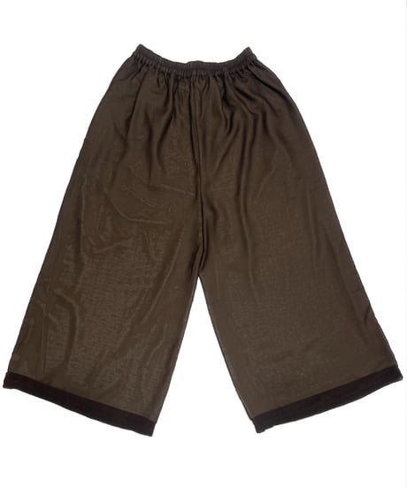 Sheer two-tone Pants
