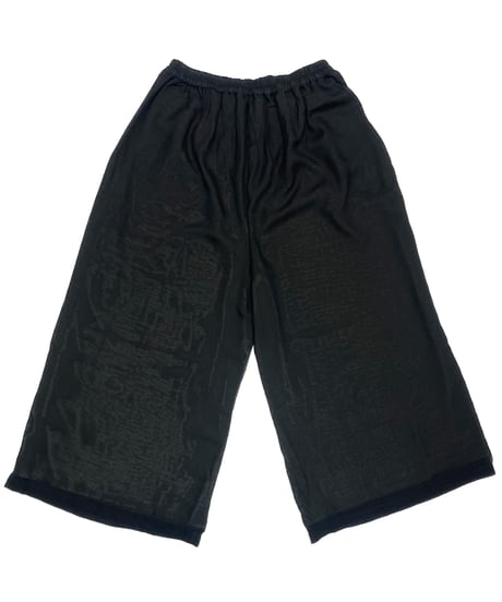 Sheer two-tone Pants