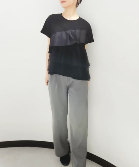 フリルコンビクローバートップス