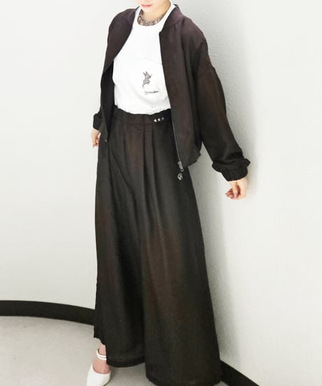 Sheer two-tone Pants
