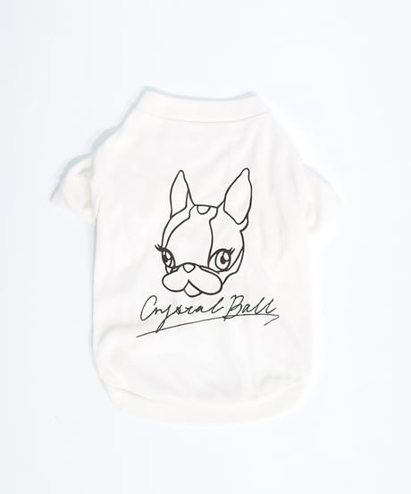 Dog LOGO T-shirt/ホワイト