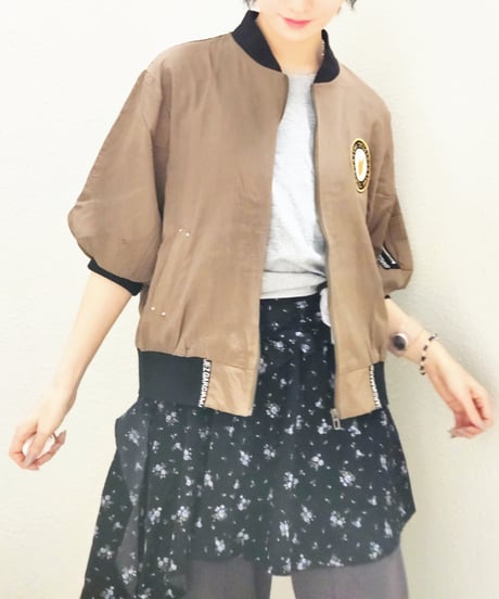 Half sleeves Blouson Jacket