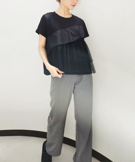 フリルコンビクローバートップス